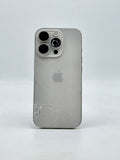 Unlocked Apple iPhone 16 Pro A3083 128GB Natural Titanium 91% BH - Cracked Back image 6