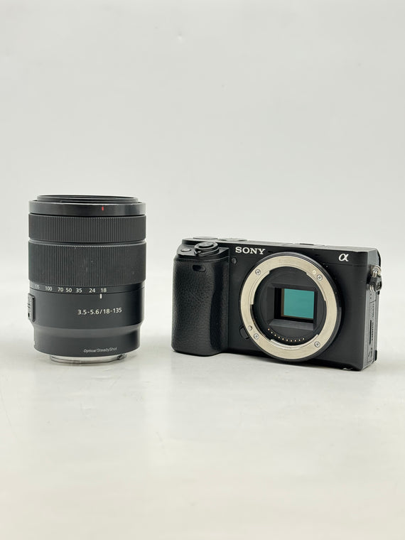 Sony Alpha A6400 24.2 MP Digital Mirrorless Camera W/E 18-135mm F3.5-5.6 OSS Lens