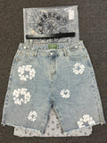 Denim Tears Cotton Wreath Jean Short XXL Light Wash image 2