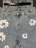 Denim Tears Cotton Wreath Jean Short XXL Light Wash image 3