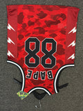 BAPE Color Camo Mesh Multi Logo Relaxed Fit Tank Top Mens Size Small - New image 6