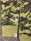 BAPE x OVO Woodland Camo Shark Reversible Full Zip Hoodie Size Medium - New image 2