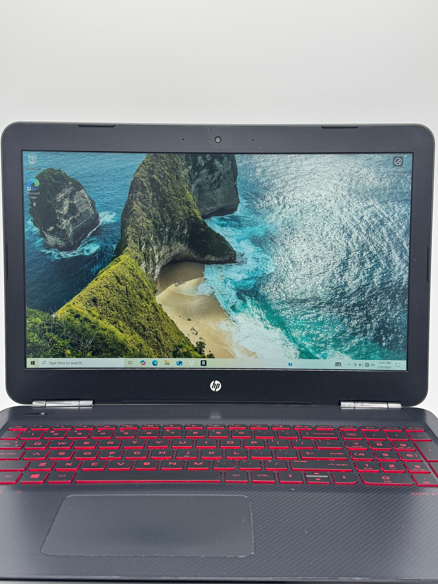 HP OMEN 15.6" i7-6700HQ 8GB RAM 128GB SSD 1TB HDD GTX 960M Cracked Corner